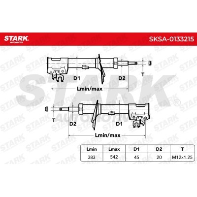 Stoßdämpfer Stark SKSA-0133215 SKSA-0133215 - foto 4