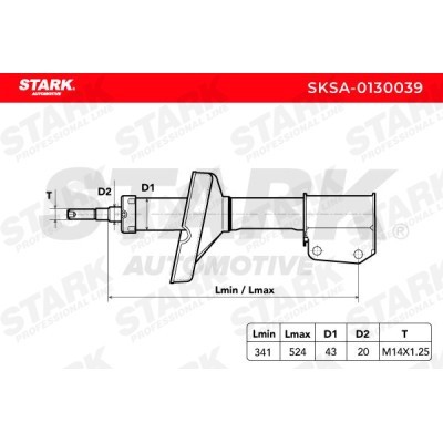 Stoßdämpfer Stark SKSA-0130039 SKSA-0130039 - foto 3