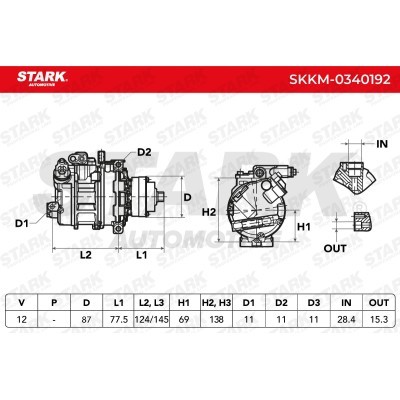 Kompressor, Klimaanlage SKKM-0340192 - foto 7