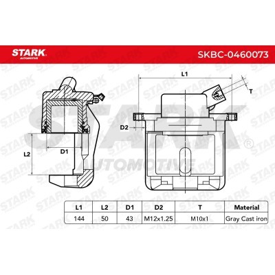 Bremssattel Stark SKBC-0460073 SKBC-0460073 - foto 3
