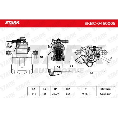 Bremssattel Stark SKBC-0460005 SKBC-0460005 - foto 4