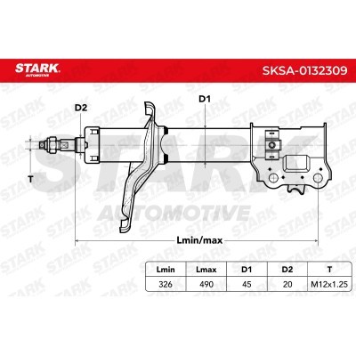 Stoßdämpfer Stark SKSA-0132309 SKSA-0132309 - foto 3