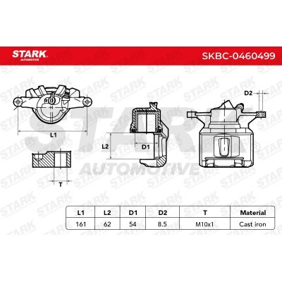Bremssattel Stark SKBC-0460499 SKBC-0460499 - foto 3