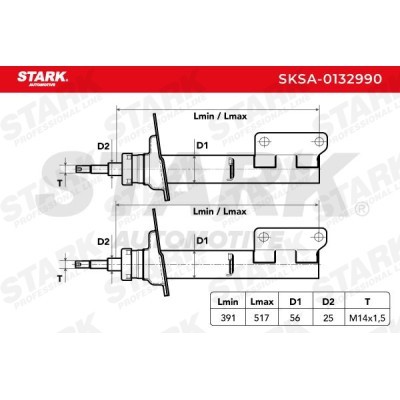 Stoßdämpfer Stark SKSA-0132990 SKSA-0132990 - foto 8
