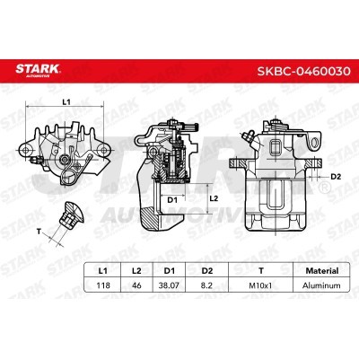 Bremssattel Stark SKBC-0460030 SKBC-0460030 - foto 4
