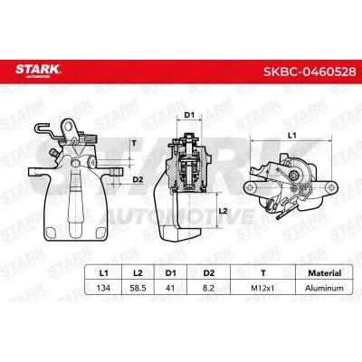 Bremssattel Stark SKBC-0460528 SKBC-0460528 - foto 6