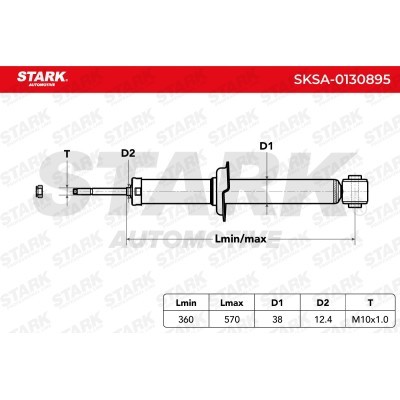 Stoßdämpfer Stark SKSA-0130895 SKSA-0130895 - foto 3