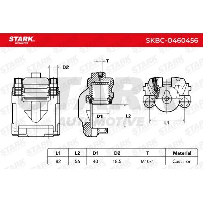 Bremssattel Stark SKBC-0460456 SKBC-0460456 - foto 6