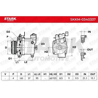 Kompressor, Klimaanlage SKKM-0340337 - foto 12