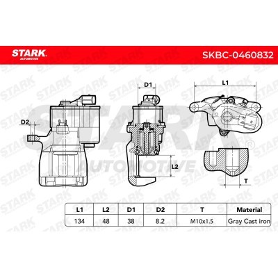 Bremssattel Stark SKBC-0460832 SKBC-0460832 - foto 8