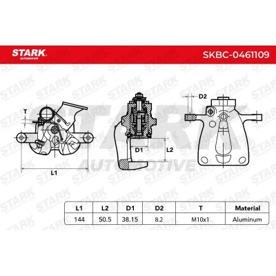 Bremssattel Stark SKBC-0461109 SKBC-0461109 - foto 6