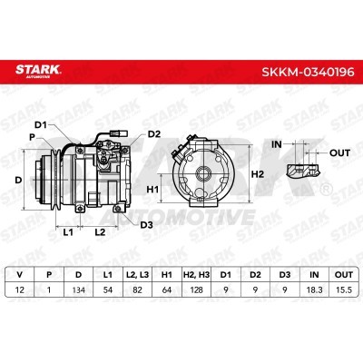 Kompressor, Klimaanlage SKKM-0340196 - foto 5