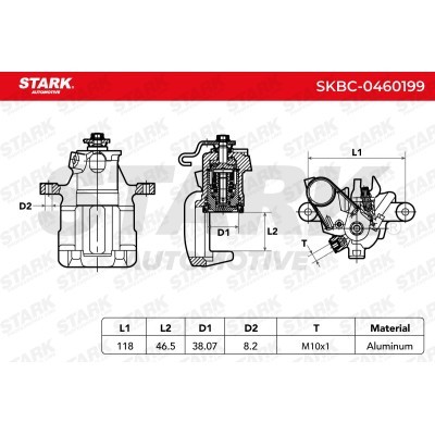 Bremssattel Stark SKBC-0460199 SKBC-0460199 - foto 3