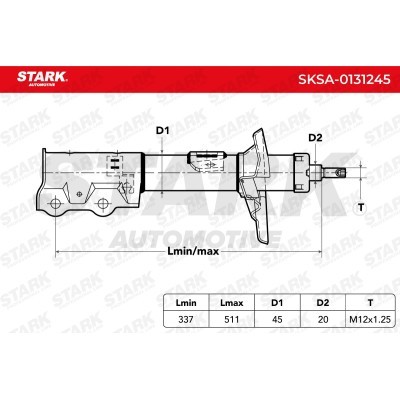 Stoßdämpfer Stark SKSA-0131245 SKSA-0131245 - foto 3