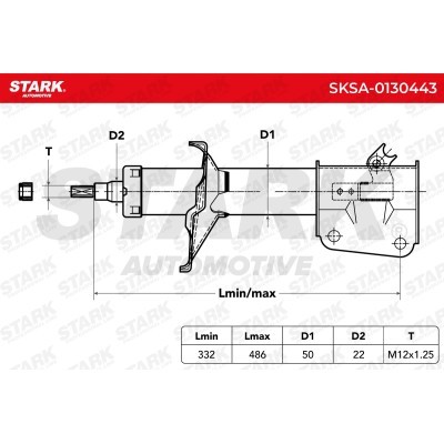 Stoßdämpfer Stark SKSA-0130443 SKSA-0130443 - foto 3
