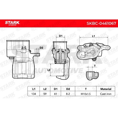 Bremssattel Stark SKBC-0461067 SKBC-0461067 - foto 8
