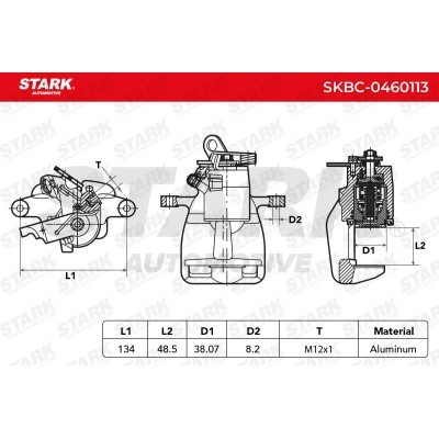 Bremssattel Stark SKBC-0460113 SKBC-0460113 - foto 3