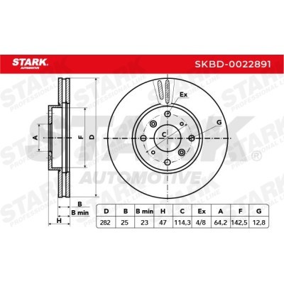 Bremsscheibe Stark SKBD-0022891 SKBD-0022891 - foto 2