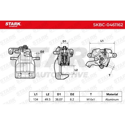Bremssattel Stark SKBC-0461162 SKBC-0461162 - foto 6