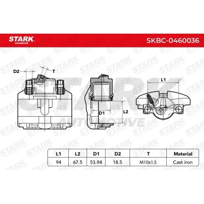 Bremssattel Stark SKBC-0460036 SKBC-0460036 - foto 4