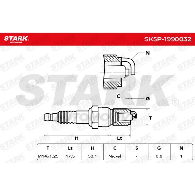 Zündkerze Stark SKSP-1990032 SKSP-1990032 - foto 6