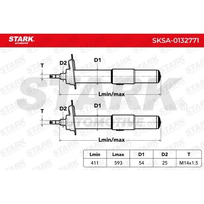 Stoßdämpfer Stark SKSA-0132771 SKSA-0132771 - foto 5