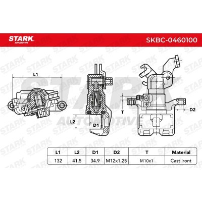 Bremssattel Stark SKBC-0460100 SKBC-0460100 - foto 4
