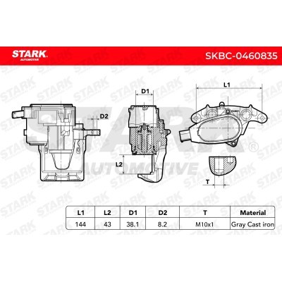 Bremssattel Stark SKBC-0460835 SKBC-0460835 - foto 7