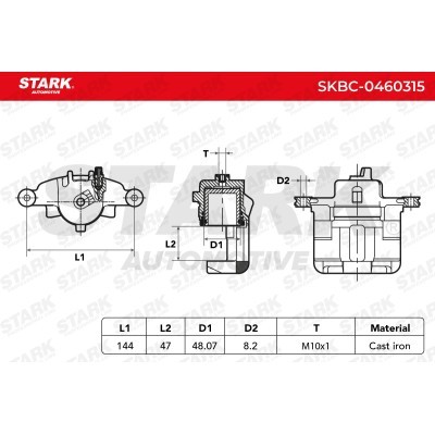 Bremssattel Stark SKBC-0460315 SKBC-0460315 - foto 4
