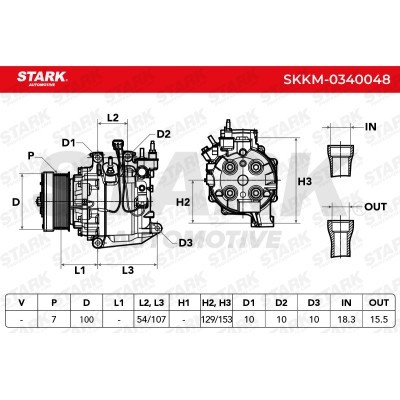 Kompressor, Klimaanlage SKKM-0340048 - foto 6