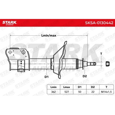 Stoßdämpfer Stark SKSA-0130442 SKSA-0130442 - foto 3