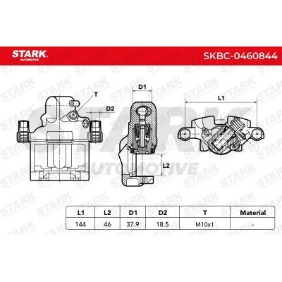 Bremssattel Stark SKBC-0460844 SKBC-0460844 - foto 5