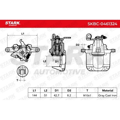 Bremssattel Stark SKBC-0461324 SKBC-0461324 - foto 6