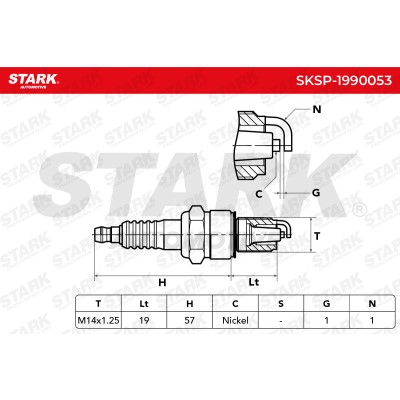 Zündkerze Stark SKSP-1990053 SKSP-1990053 - foto 6