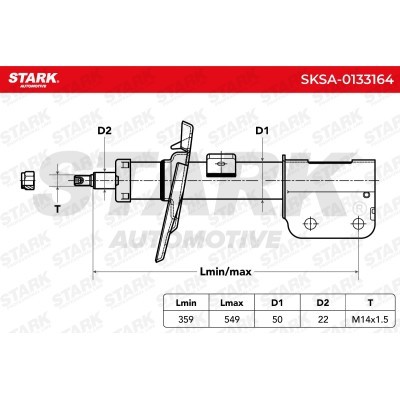 Stoßdämpfer Stark SKSA-0133164 SKSA-0133164 - foto 6