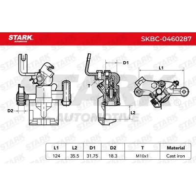 Bremssattel Stark SKBC-0460287 SKBC-0460287 - foto 7