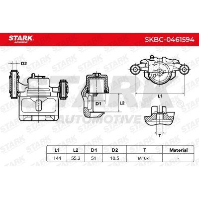 Bremssattel Stark SKBC-0461594 SKBC-0461594 - foto 6