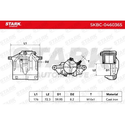 Bremssattel Stark SKBC-0460365 SKBC-0460365 - foto 5
