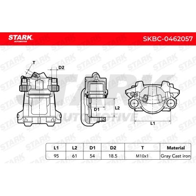 Bremssattel Stark SKBC-0462057 SKBC-0462057 - foto 3