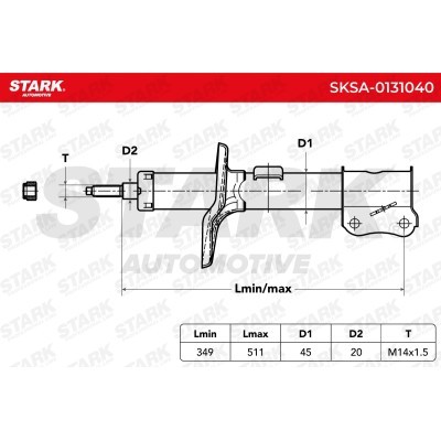 Stoßdämpfer Stark SKSA-0131040 SKSA-0131040 - foto 3