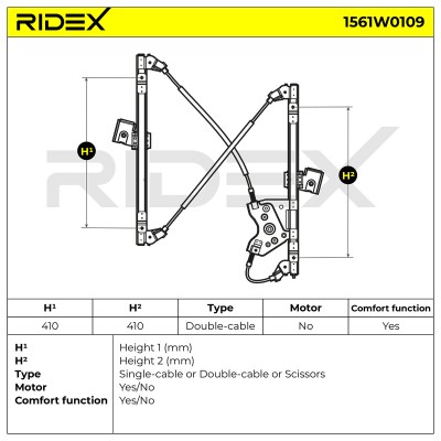 Fensterheber RIDEX 1561W0109 1561W0109 - foto 6
