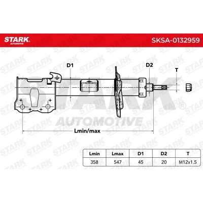 Stoßdämpfer Stark SKSA-0132959 SKSA-0132959 - foto 7