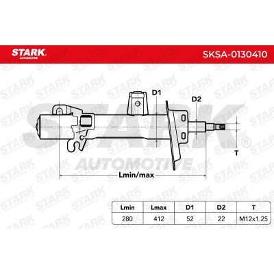 Stoßdämpfer Stark SKSA-0130410 SKSA-0130410 - foto 3