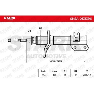 Stoßdämpfer Stark SKSA-0131396 SKSA-0131396 - foto 3