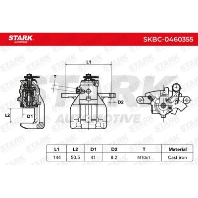 Bremssattel Stark SKBC-0460355 SKBC-0460355 - foto 6