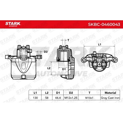 Bremssattel Stark SKBC-0460043 SKBC-0460043 - foto 3