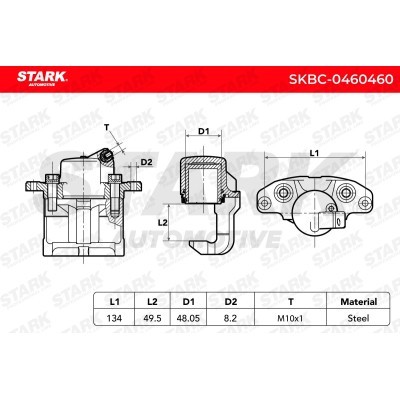 Bremssattel Stark SKBC-0460460 SKBC-0460460 - foto 6