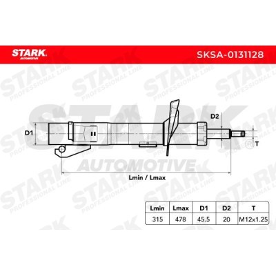 Stoßdämpfer Stark SKSA-0131128 SKSA-0131128 - foto 3