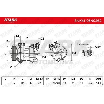 Kompressor, Klimaanlage SKKM-0340262 - foto 10