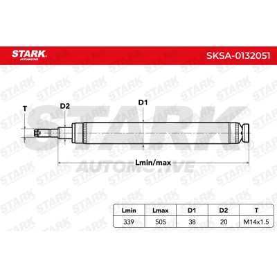 Stoßdämpfer Stark SKSA-0132051 SKSA-0132051 - foto 5